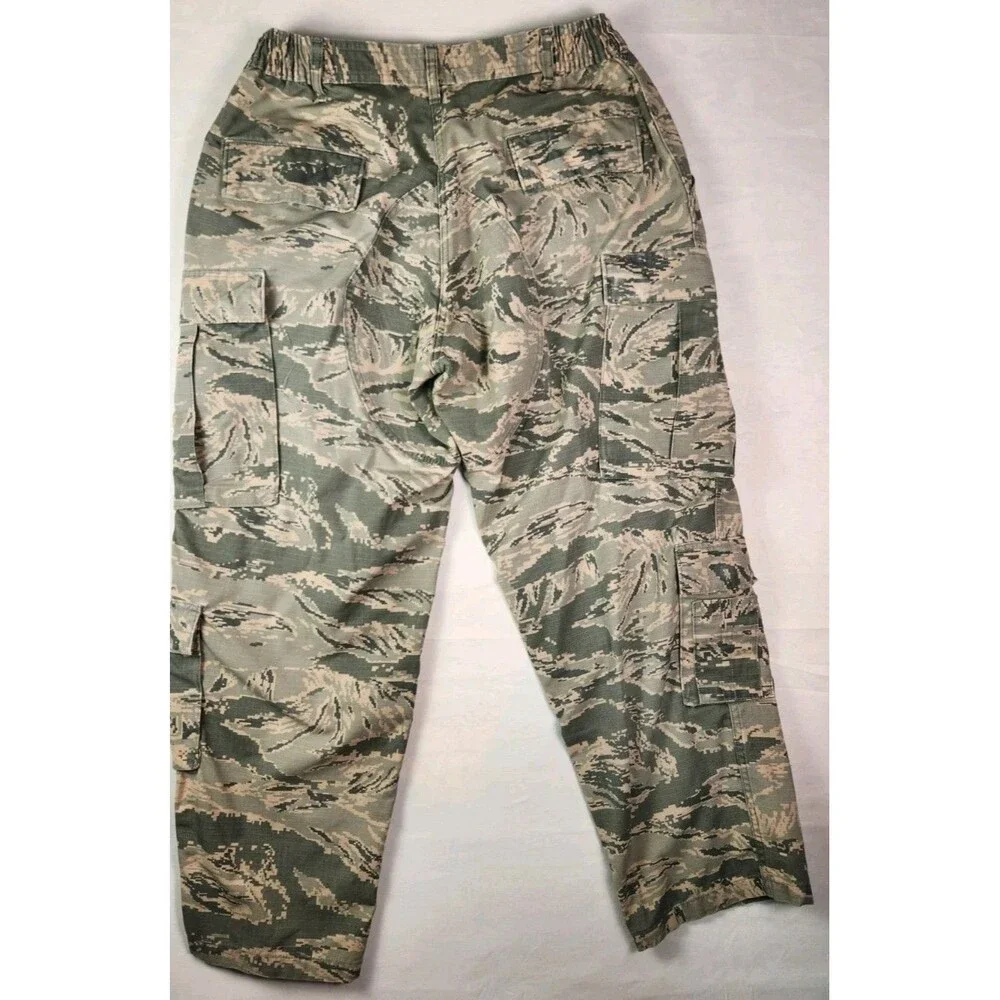 Air Force Pattern Camo Pants Mens 31X29 Tiger Camo Utility Cargo Trouser